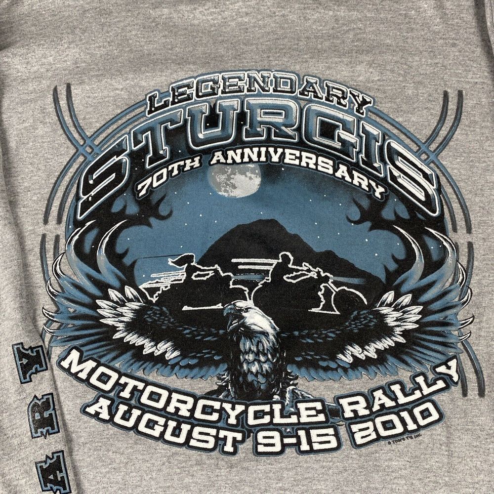 2010 70 th ANNUAL STURGIS MOTORCYCLE RALLY BLACK HILLS SD.SZ XL - Picture 9 of 11